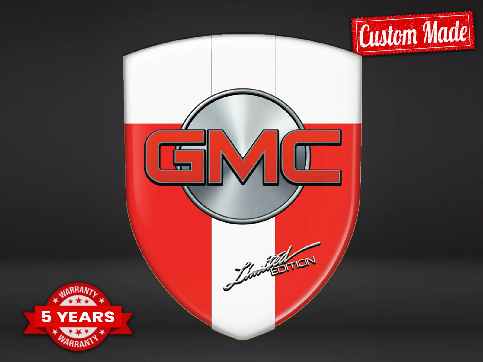 GMC Fenstersticker Limitiert Minimal Professionell